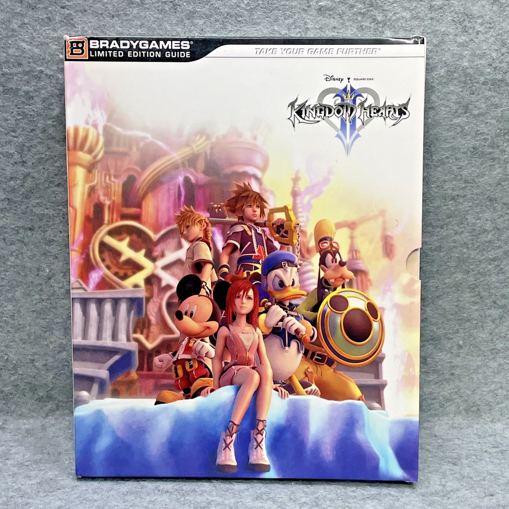 Kingdom Hearts II Limited Edition Guide Disney Bradygames VG
